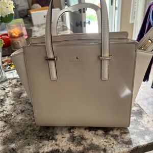 Kate Spade Light Gray Satchel